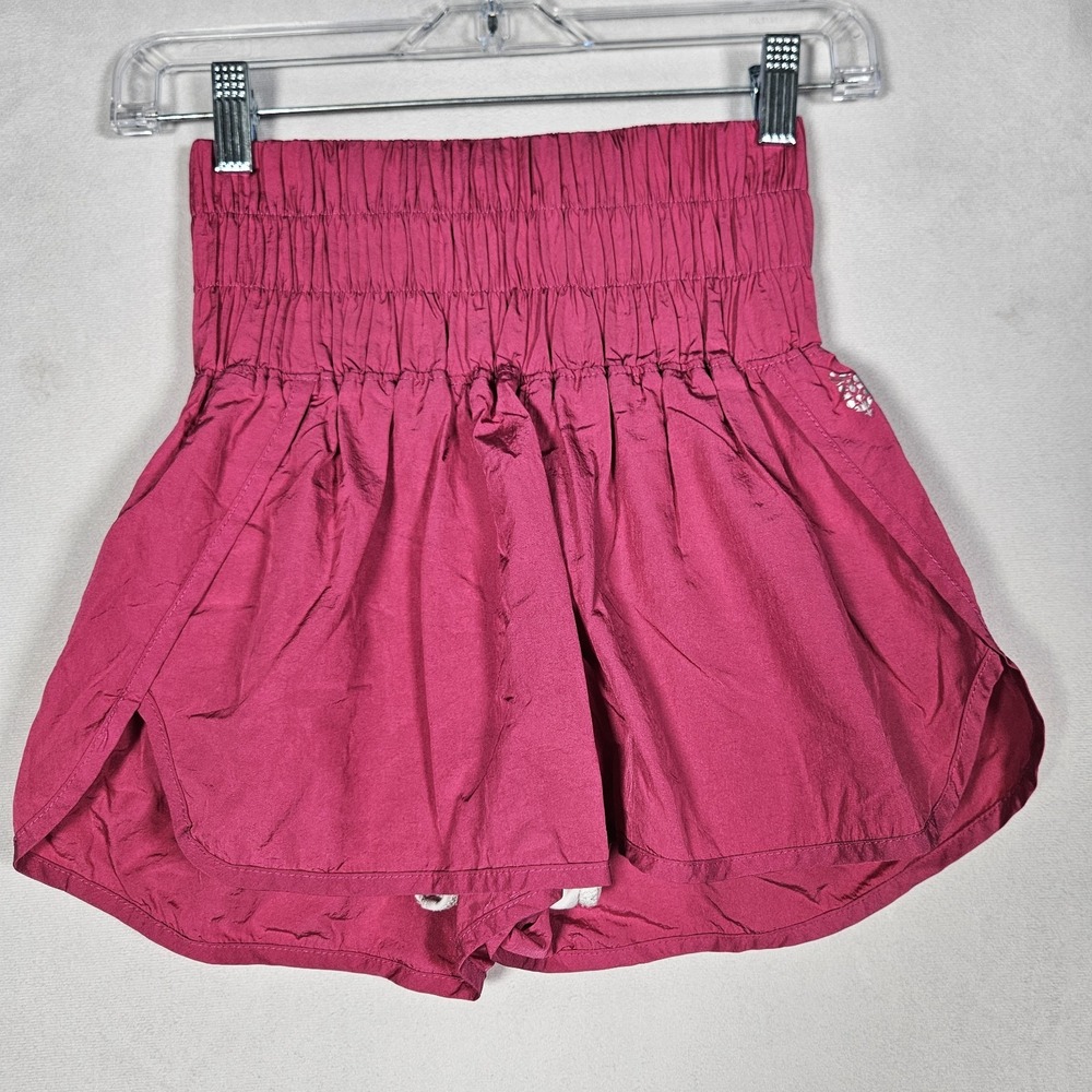 Free People Movement The Way Home Shorts Women S Passion Fruit Gym Running Lined